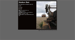 Desktop Screenshot of matthewbutt.com